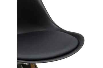 Andros Matstol & köksstol med träben - Svart - Möbler - Fåtölj & stolar - Matstol & köksstol