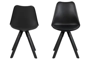 Andros Matstol & köksstol med träben - Svart - Möbler - Fåtölj & stolar - Matstol & köksstol