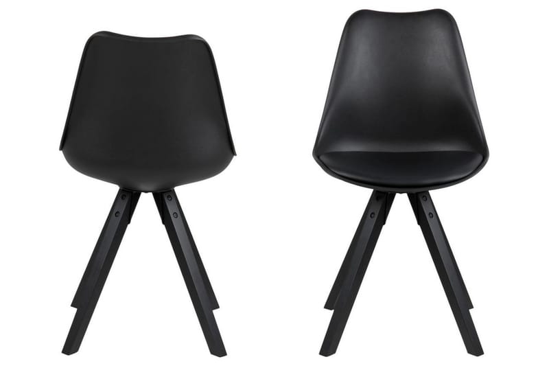 Andros Matstol & köksstol med träben - Svart - Möbler - Fåtölj & stolar - Matstol & köksstol