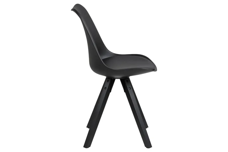 Andros Matstol & köksstol med träben - Svart - Möbler - Fåtölj & stolar - Matstol & köksstol