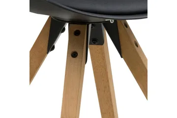 Andros Matstol & köksstol med träben - Svart - Möbler - Fåtölj & stolar - Matstol & köksstol