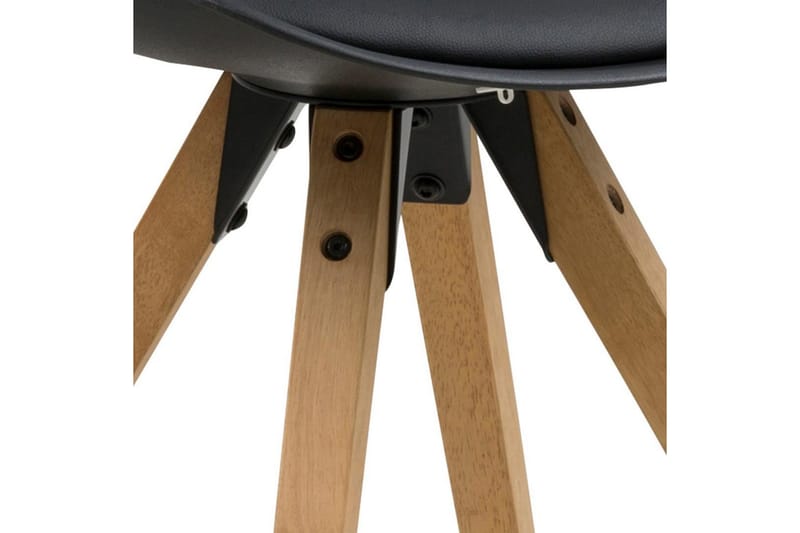 Andros Matstol & köksstol med träben - Svart - Möbler - Fåtölj & stolar - Matstol & köksstol