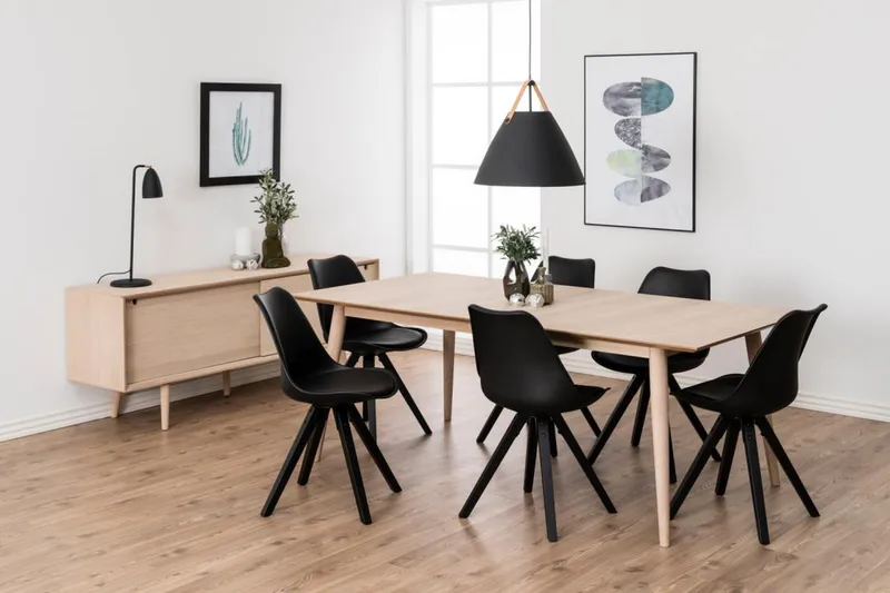 Andros Matstol & köksstol med träben - Svart - Möbler - Fåtölj & stolar - Matstol & köksstol