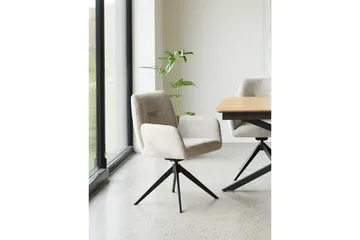 Annabela Karmstol - Beige - Möbler - Fåtölj & stolar - Matstol & köksstol