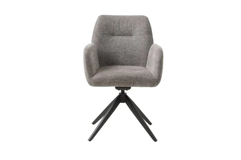 Annabela Karmstol - Grå - Möbler - Fåtölj & stolar - Matstol & köksstol