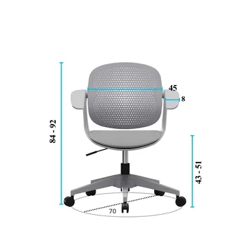 Astven Kontorsstol - Grå - Möbler - Fåtölj & stolar - Kontorsstol & skrivbordsstol