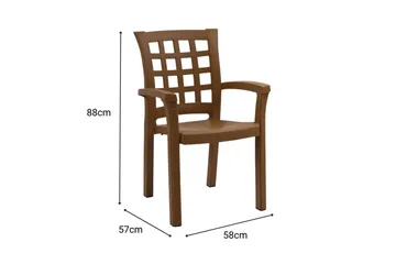 Athodna Matstol - Brun - Utemöbler & utemiljö - Balkong & altan - Balkongmöbler - Balkongstol