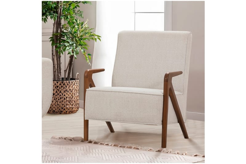 Austen Fåtölj - Creme - Möbler - Fåtölj & stolar - Fåtölj