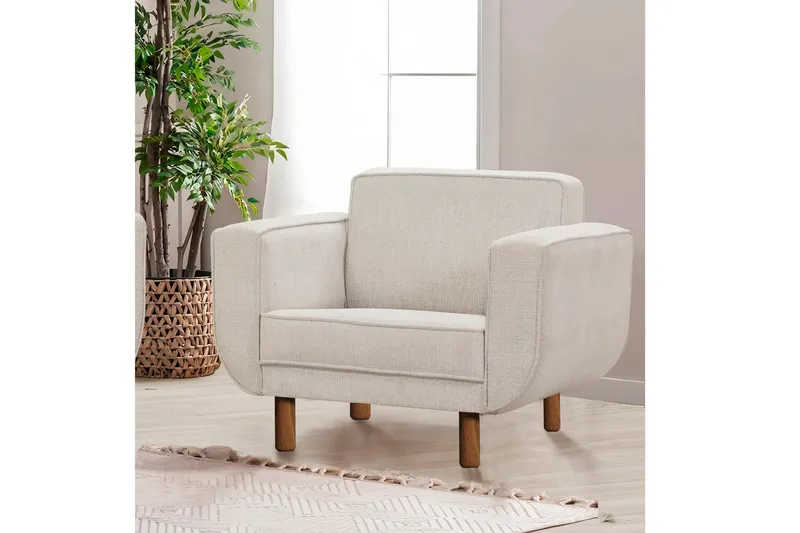 Austen Fåtölj - Creme - Möbler - Fåtölj & stolar - Fåtölj