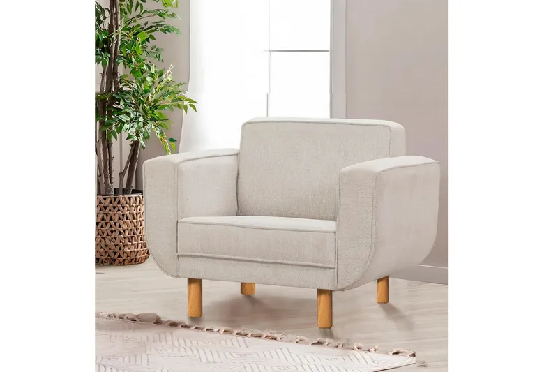 Austen Fåtölj - Creme - Möbler - Fåtölj & stolar - Fåtölj