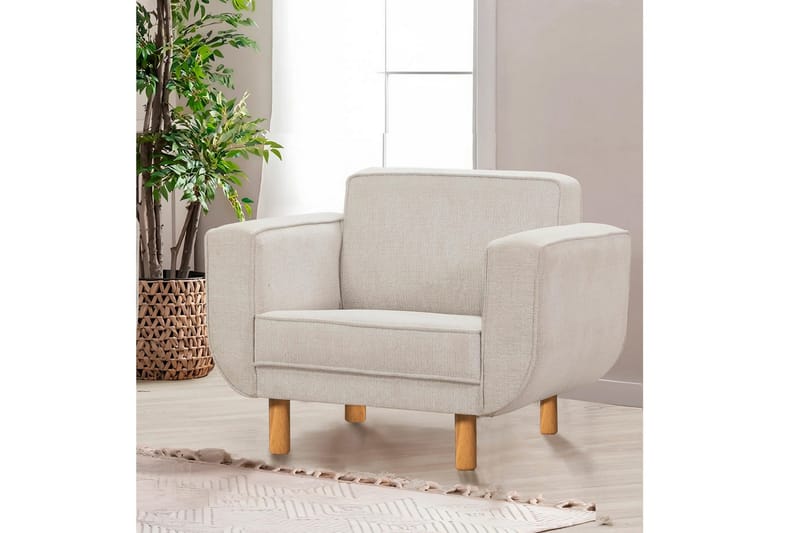 Austen Fåtölj - Creme - Möbler - Fåtölj & stolar - Fåtölj