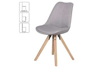 Baano Matstol - Ljusgrå - Möbler - Fåtölj & stolar - Matstol & köksstol