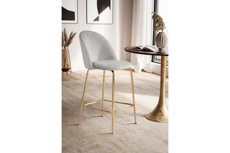 Babbi Barstol 102 cm - Ljusgrå - Möbler - Fåtölj & stolar - Barstol & barpall