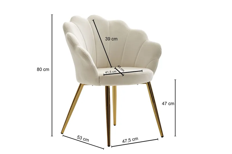 Babbli Sittpall - Beige/Turkos - Möbler - Fåtölj & stolar - Matstol & köksstol