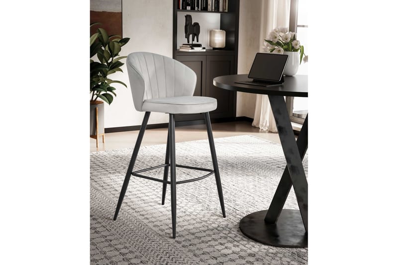 Babby Barstol 103 cm - Ljusgrå - Möbler - Fåtölj & stolar - Barstol & barpall