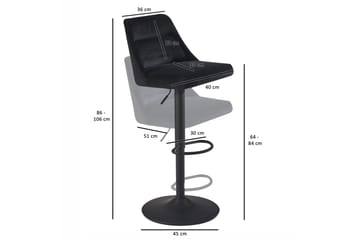 Baccha Barstol 106 cm - Antracit - Möbler - Fåtölj & stolar - Barstol & barpall