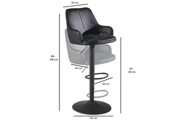 Badan Barstol 106 cm - Antracit - Möbler - Fåtölj & stolar - Barstol & barpall