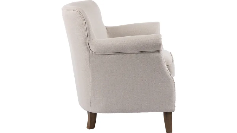 Baron Fåtölj i Tyg - Beige - Möbler - Fåtölj & stolar - Fåtölj