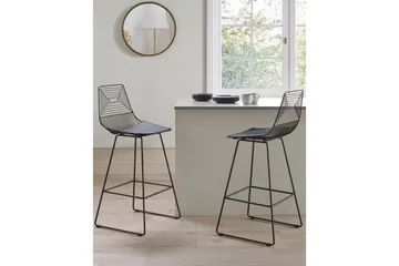 Barstol Bisbee set om 2 Svart - Svart - Möbler - Fåtölj & stolar - Barstol & barpall