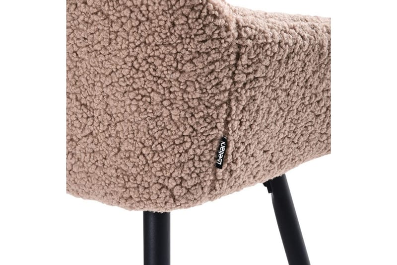 Barstol Casmalia set om 2 Beige/svart - Beige/svart - Möbler - Fåtölj & stolar - Barstol & barpall