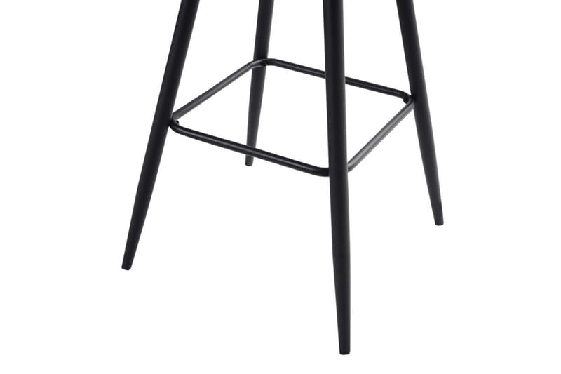 Barstol Casmalia set om 2 Vit/Svart - Vit/Svart - Möbler - Fåtölj & stolar - Barstol & barpall