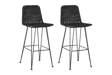 Barstol Cassita set om 2 Svart - Svart - Möbler - Fåtölj & stolar - Barstol & barpall