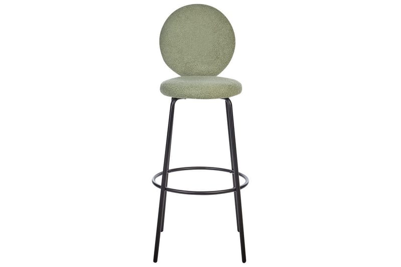 Barstol Emery set om 2 Ljusgrön-Svart - Ljusgrön-Svart - Möbler - Fåtölj & stolar - Barstol & barpall
