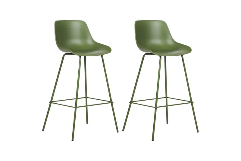 Barstol Emmet set om 2 Grön, Grön