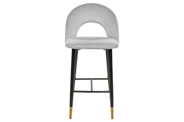 Barstol Falton set om 2 Grå-Svart-Guld - Grå-Svart-Guld - Möbler - Fåtölj & stolar - Barstol & barpall