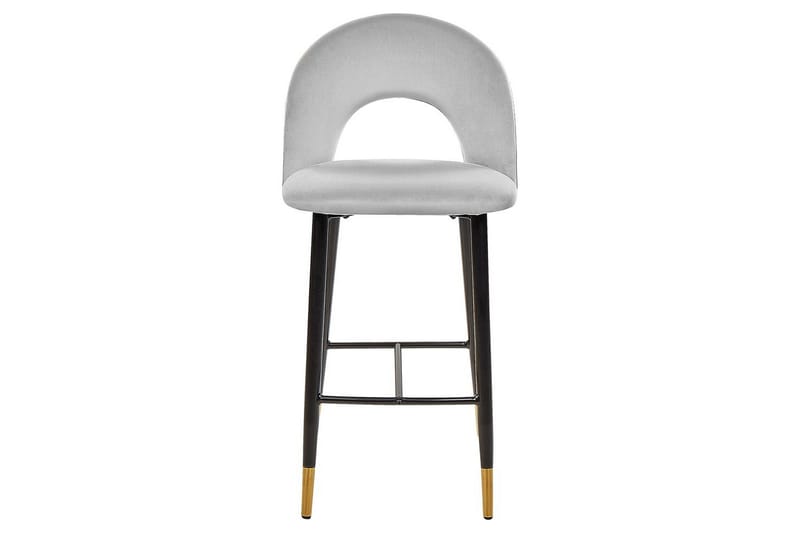 Barstol Falton set om 2 Grå-Svart-Guld - Grå-Svart-Guld - Möbler - Fåtölj & stolar - Barstol & barpall