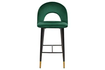 Barstol Falton set om 2 Grön-Svart-Guld - Grön-Svart-Guld - Möbler - Fåtölj & stolar - Barstol & barpall