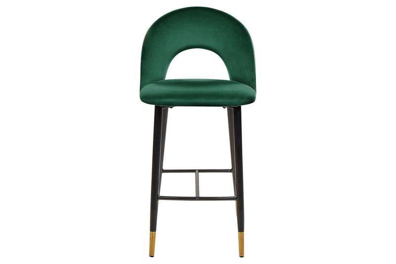 Barstol Falton set om 2 Grön-Svart-Guld - Grön-Svart-Guld - Möbler - Fåtölj & stolar - Barstol & barpall