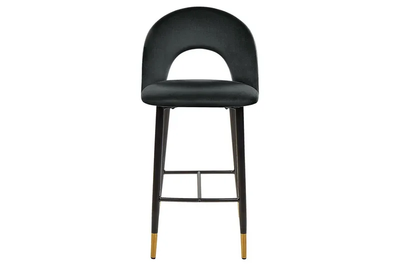 Barstol Falton set om 2 Svart-Guld - Svart-Guld - Möbler - Fåtölj & stolar - Barstol & barpall