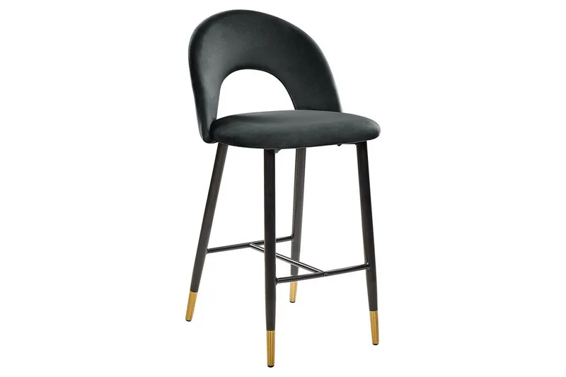 Barstol Falton set om 2 Svart-Guld - Svart-Guld - Möbler - Fåtölj & stolar - Barstol & barpall