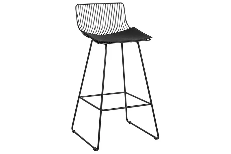 Barstol Fredonia set om 2 Svart - Svart - Möbler - Fåtölj & stolar - Barstol & barpall