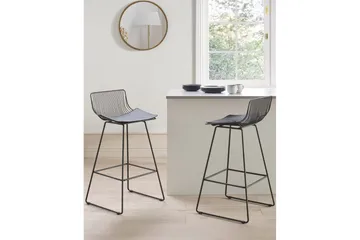 Barstol Fredonia set om 2 Svart - Svart - Möbler - Fåtölj & stolar - Barstol & barpall