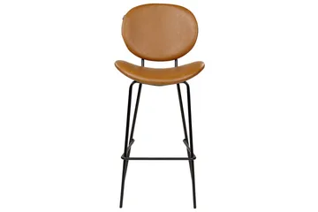 Barstol Luana set om 2 Brun-Svart - Brun-Svart - Möbler - Fåtölj & stolar - Barstol & barpall