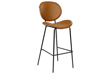 Barstol Luana set om 2 Brun-Svart - Brun-Svart - Möbler - Fåtölj & stolar - Barstol & barpall