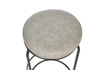 Barstol Milroy set om 2 Grå-Svart - Grå-Svart - Möbler - Fåtölj & stolar - Barstol & barpall