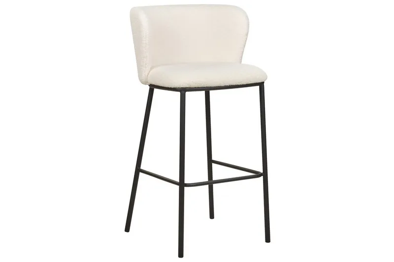 Barstol Mina set om 2 Bouclé - Möbler - Fåtölj & stolar - Barstol & barpall