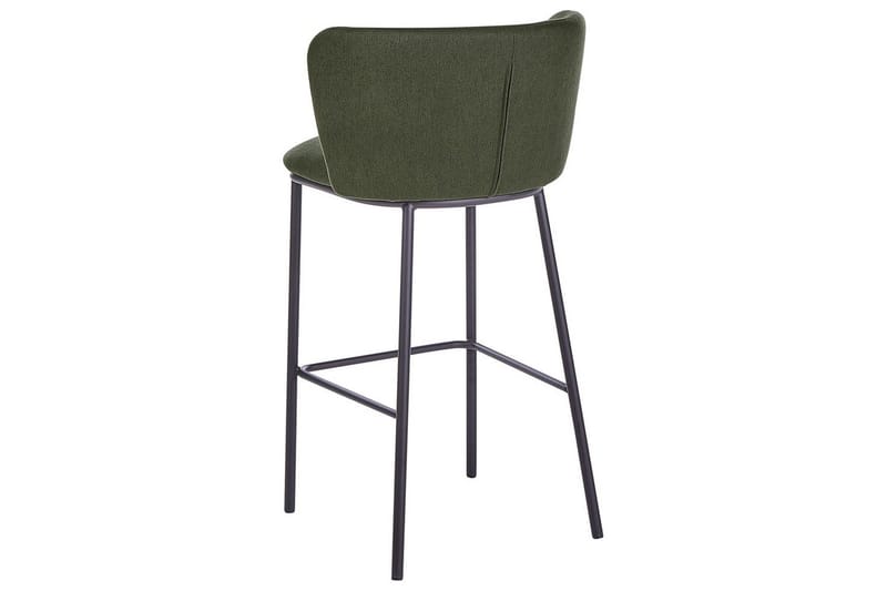 Barstol Mina set om 2 Grön-Svart - Grön-Svart - Möbler - Fåtölj & stolar - Barstol & barpall