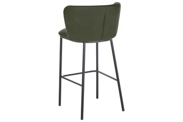 Barstol Mina set om 2 Grön-Svart - Grön-Svart - Möbler - Fåtölj & stolar - Barstol & barpall