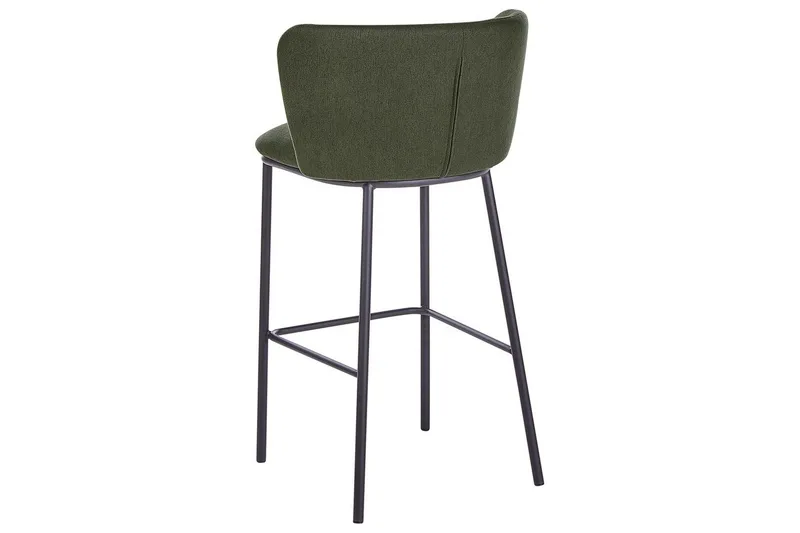 Barstol Mina set om 2 Grön-Svart - Grön-Svart - Möbler - Fåtölj & stolar - Barstol & barpall