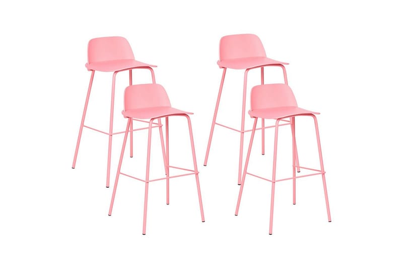 Barstol Mora set om 4 Rosa, Rosa