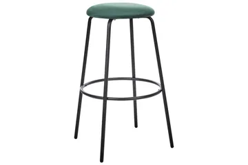 Barstol Morton set om 2 Smaragdgrön-Svart - Smaragdgrön-Svart - Möbler - Fåtölj & stolar - Barstol & barpall