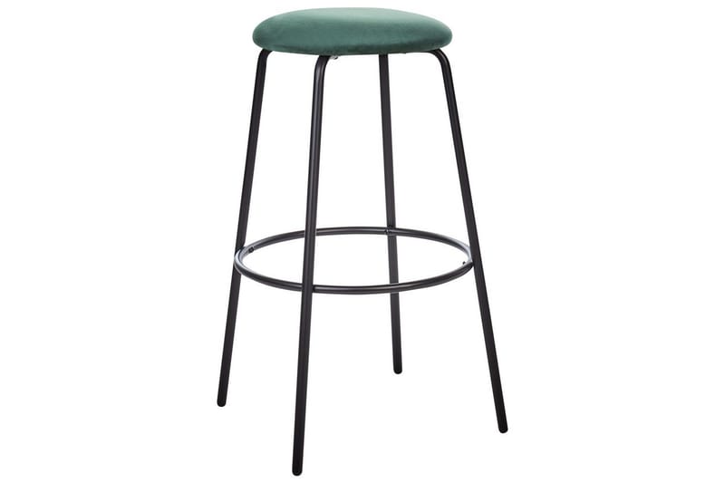 Barstol Morton set om 2 Smaragdgrön-Svart - Smaragdgrön-Svart - Möbler - Fåtölj & stolar - Barstol & barpall