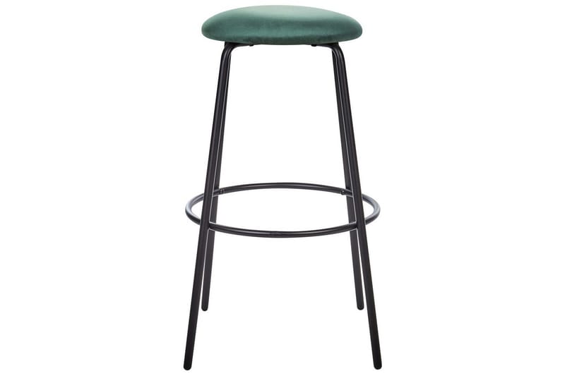 Barstol Morton set om 2 Smaragdgrön-Svart - Smaragdgrön-Svart - Möbler - Fåtölj & stolar - Barstol & barpall