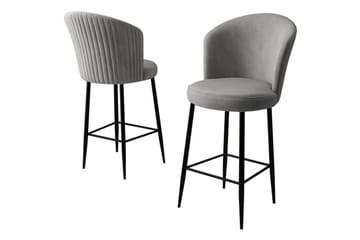 Barstol Redlands Grå / Svart - Grå / Svart - Möbler - Fåtölj & stolar - Barstol & barpall