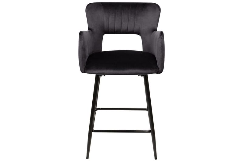 Barstol Sanilac set om 2 Svart - Svart - Möbler - Fåtölj & stolar - Barstol & barpall