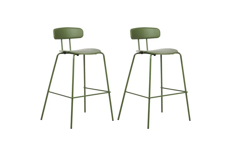 Barstol Sibley set om 2 Grön, Grön